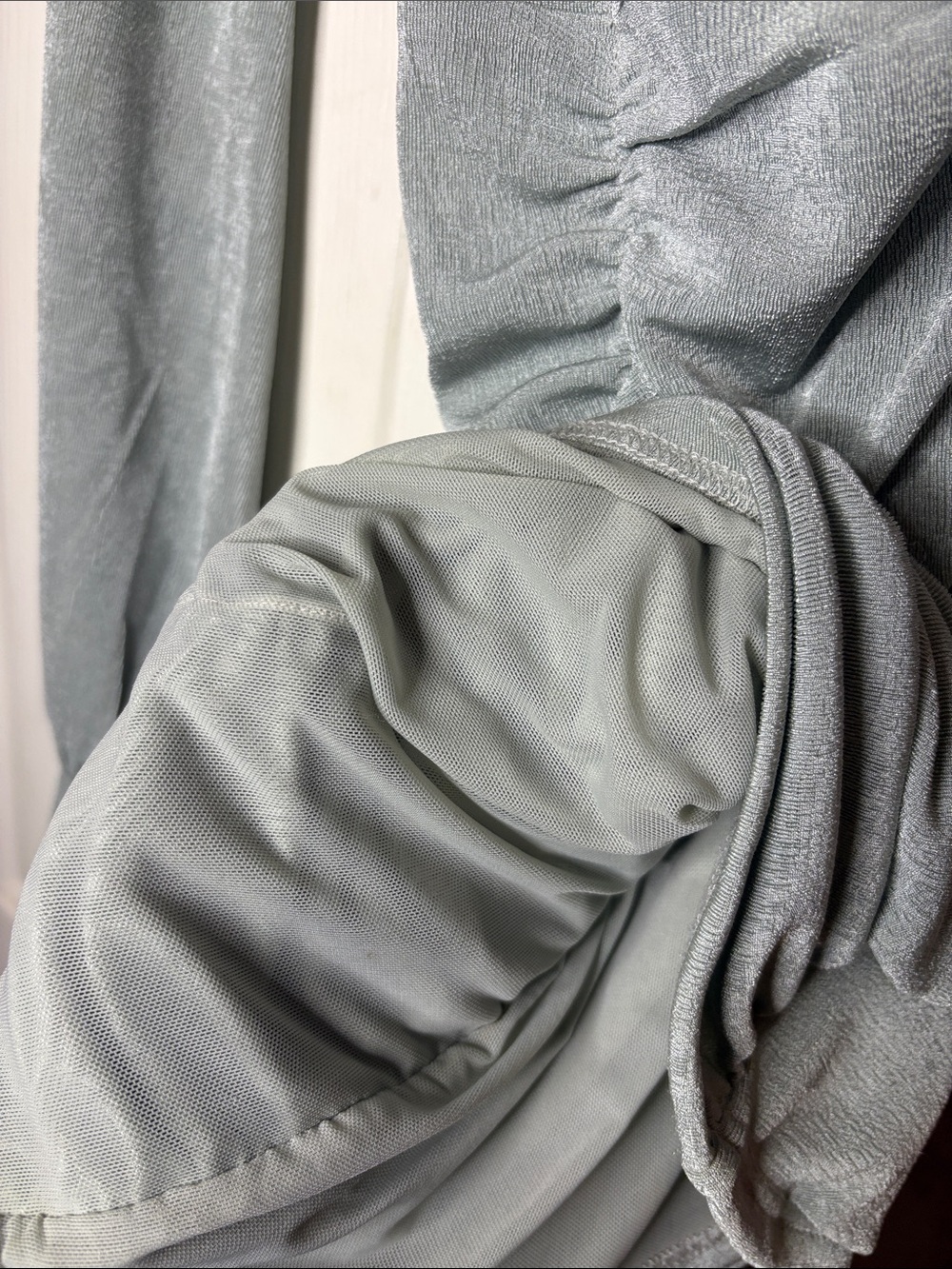 One-Shoulder Ruched Mini Dress - Picture 5 of 7